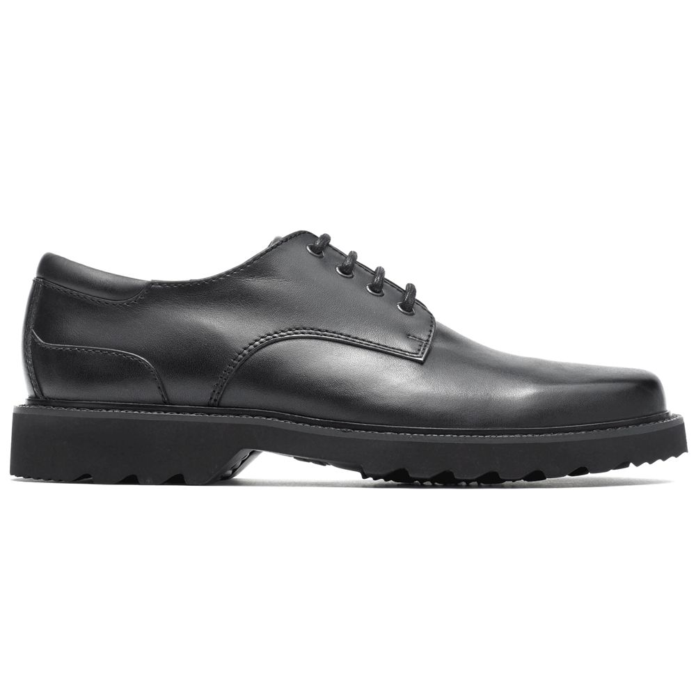 Pantofi Oxford Barbati Rockport Northfield Waterproof Negrii - Romania 1294-HARXZ